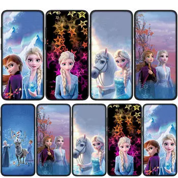 для Samsung Galaxy S24 S23 iPhone 16 15 14 Xiaomi Redmi Note 13 12 11 10 8 Plus 9 Pro Max X XR 14C чехол для телефона Lovely Elsa Anna Olaf OPPO Huawei Cover for Samsung Galaxy A71 ceil