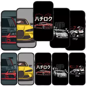 для Samsung Galaxy S24 S23 iPhone 16 15 14 Xiaomi Redmi Note 13 12 11 10 Plus 9 Pro Max X XR чехол для телефона Supercar Wallpaper Super Car OPPO Huawei Cover for Redmi 13C 5G олений