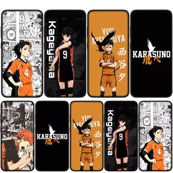 для Samsung Galaxy S24 S23 iPhone 16 15 14 Xiaomi Redmi Note 13 12 11 10 8 9 Pro Max X XR чехол мультфильм Haikyuu Hinata Shoyo Karasuno OPPO Huawei чехол for Samsung Galaxy A13 4G болюс