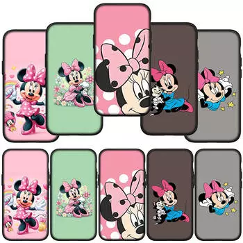для Samsung Galaxy S24 S23 iPhone 16 15 14 Xiaomi Redmi Note 13 12 11 10 8 Plus 9 Pro 14CMax X XR чехол для телефона с рисунком Минни Маус OPPO Huawei Cover for OPPO A54 5G ceil