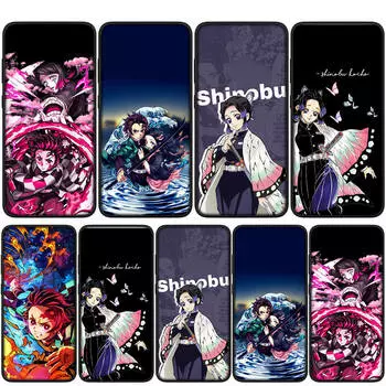 для Samsung Galaxy S24 S23 iPhone 16 15 14 Xiaomi Redmi Note 13 12 11 10 Plus 9 Pro Max X XR чехол для телефона Demon Slayer Kochou Shinobu OPPO Huawei Cover for Redmi Note 12S болюс