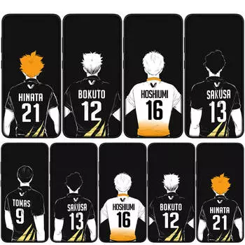 для Samsung Galaxy S24 S23 iPhone 16 15 14 Xiaomi Redmi Note 13 12 11 10 Plus 9 Pro Max X XR чехол для телефона комиксы Haikyuu Hinata Shoyo OPPO Huawei чехол for iPhone XS аэро