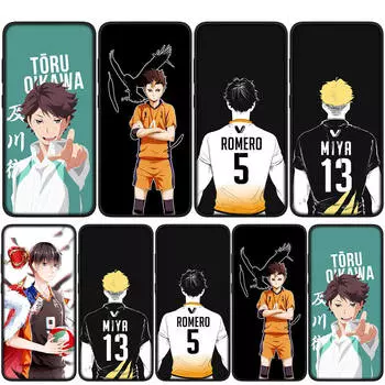 для Samsung Galaxy S24 S23 iPhone 16 15 14 Xiaomi Redmi Note 13 12 11 10 Plus 9 Pro Max X XR чехол для телефона Lovely Haikyuu Hinata Shoyo OPPO Huawei Cover for Xiaomi Poco X6 ceil
