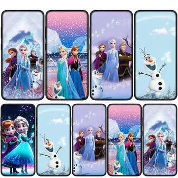 для Samsung Galaxy S24 S23 iPhone 16 15 14 Xiaomi Redmi Note 13 12 11 10 8 Plus 9 Pro Max X XR A16 Чехол для телефона Comics Elsa Anna Olaf OPPO Huawei Cover for Samsung Galaxy M15 аэро