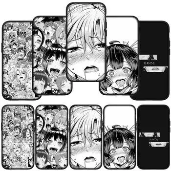 для Samsung Galaxy S24 S23 iPhone 16 15 14 Xiaomi Redmi Note 13 12 11 Plus 9 Pro Max X XR чехол для телефона Comics Girl Waifu Sugoi Ahegao OPPO Huawei чехол for Samsung Galaxy S23 FE аэро