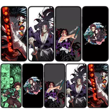для Samsung Galaxy S24 S23 iPhone 16 15 14 Xiaomi Redmi Note 13 12 11 Plus 9 Pro Max X XR Чехол для телефона Kamado Tanjiro Kokushibo Demon Slayer OPPO Huawei for Huawei P30 Lite ceil