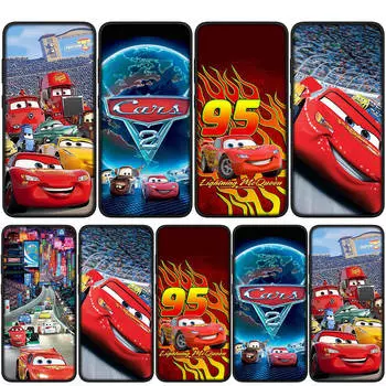 для Samsung Galaxy S24 S23 iPhone 16 15 14 Xiaomi Redmi Note 13 12 11 10 8 Plus 9 Pro Max X XR Чехол для телефона Lovely Cars Lightning McQueen 95 OPPO Huawei for Samsung Galaxy A73 экрю