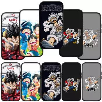 для Samsung Galaxy S24 S23 iPhone 16 15 14 Xiaomi Redmi Note 13 12 11 8Plus 9 Pro Max X XR чехол для телефона постер Luffy Gear 5 One Piece OPPO Huawei Cover for Redmi Note 11 4G экрю