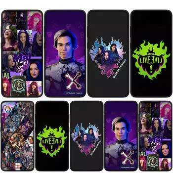 для Samsung Galaxy S24 S23 iPhone 16 15 14 Xiaomi Redmi Note 13 12 11 10 8 Plus 9 Pro Max X XR A16 Чехол для телефона Cartoon Descendants OPPO Huawei Cover for Samsung Galaxy S20 болюс