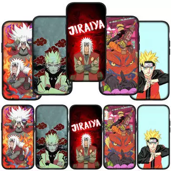 для Samsung Galaxy S24 S23 iPhone 16 15 14 Xiaomi Redmi Note 13 12 11 10 8 Plus 9 Pro Max X XR 14C чехол для телефона аниме Jiraiya Naruto OPPO Huawei чехол for Samsung Galaxy A52 болюс