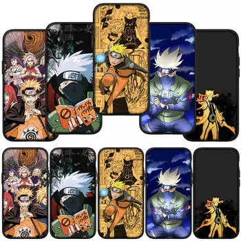 для Samsung Galaxy S24 S23 iPhone 16 15 14 Xiaomi Redmi Note 13 12 11 10 8 Plus 9 Pro Max X XR A06 чехол для телефона Naruto Anime Kakashi OPPO Huawei Cover for Huawei Mate 20 Lite болюс