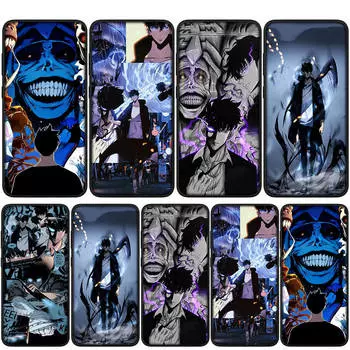 для Samsung Galaxy S24 S23 iPhone 16 15 14 Xiaomi Redmi Note 13 12 11 10 8 Plus 9 Pro Max X XR чехол для телефона Lovely Solo Leveling Arise OPPO Huawei Cover for Samsung Galaxy S23 экрю