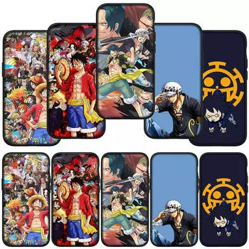 для Samsung Galaxy S24 S23 iPhone 16 15 14 Xiaomi Redmi Note 13 12 11 8Plus 9 Pro Max X XR чехол для телефона Luffy One Piece Trafalgar Law OPPO Huawei Cover for OPPO A54 4G аэро