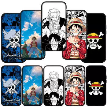 для Samsung Galaxy S24 S23 iPhone 16 15 14 Xiaomi Redmi Note 13 12 11 10Plus 9 Pro Max X XR чехол для телефона Comics Sanji Luffy One Piece OPPO Huawei Cover for iPhone 7 болюс