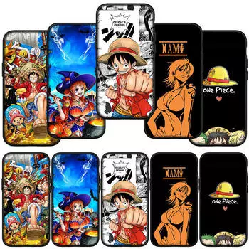 для Samsung Galaxy S24 S23 iPhone 16 15 14 Xiaomi Redmi Note 13 12 11 10Plus 9 Pro Max X XR чехол для телефона постер Nami One Piece Luffy OPPO Huawei Cover for Redmi Note 12S болюс