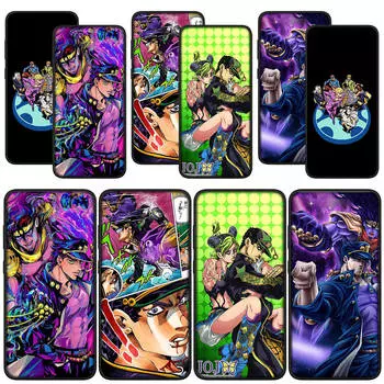 для Samsung Galaxy S24 S23 iPhone 16 15 14 Xiaomi Redmi Note 13 12 11 Pro Max X 8 9 10 XR OPPO Huawei Чехол для телефона JoJo s JoJo Bizarre Adventure Cartoon for Redmi 9C ceil