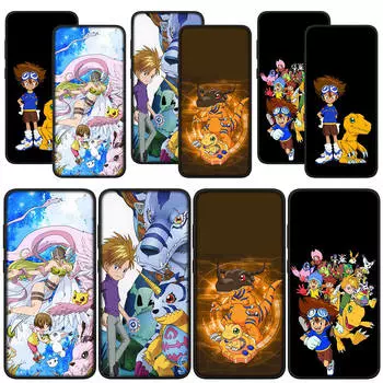 для Samsung Galaxy S24 S23 iPhone 16 15 14 Xiaomi Redmi Note 13 12 11 Pro Max X 8 9 10 XR OPPO Huawei Чехол Comics Digimon Adventure Digital Monster for Redmi Note 13 5G ceil