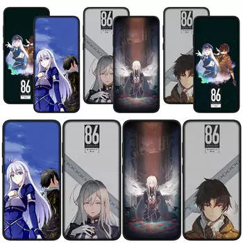 для Samsung Galaxy S24 S23 iPhone 16 15 14 Xiaomi Redmi Note 13 12 11 Pro Max X 8 9 10 XR A05 OPPO A15 Huawei чехол для телефона Eighty Six 86 Comics Cover for iPhone 12 Pro экрю