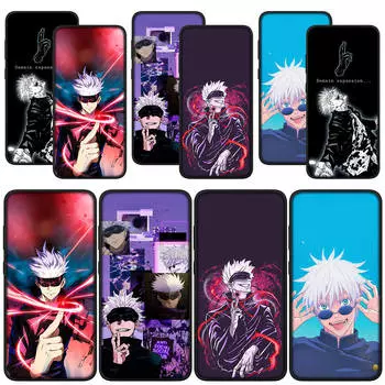 для Samsung Galaxy S24 S23 iPhone 16 15 14 Xiaomi Redmi Note 13 12 11 Pro Max X 8 9 10 XR OPPO A15 Huawei чехол Cool Gojo Satoru Cute Jujutsu Kaisen for Samsung Galaxy A22 5G олений