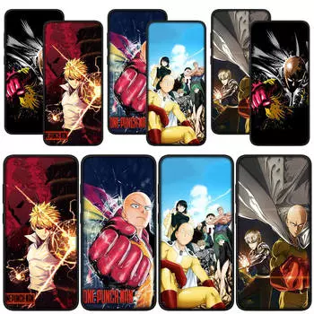 для Samsung Galaxy S24 S23 iPhone 16 15 14 Xiaomi Redmi Note 13 12 11 Pro Max X 8 9 10 XR A05 OPPO A15 Huawei чехол для телефона Comics One Punch Man Cover for Samsung Galaxy M55 болюс