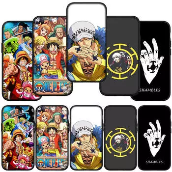 для Samsung Galaxy S24 S23 iPhone 16 15 14 Xiaomi Redmi Note 13 12 11 Plus 9 Pro Max X XR Чехол для телефона Lovely Trafalgar Law Luffy One Piece OPPO Huawei for Samsung Galaxy A02S ceil