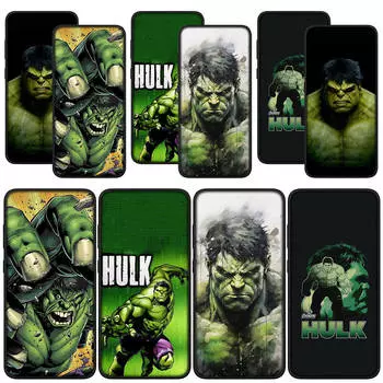 для Samsung Galaxy S24 S23 iPhone 16 15 14 Xiaomi Redmi Note 13 12 11 Pro Max X 8 9 10 XR A06 A16 13C OPPO A15 Huawei чехол для телефона с рисунком Халка for OPPO A53S 5G аэро