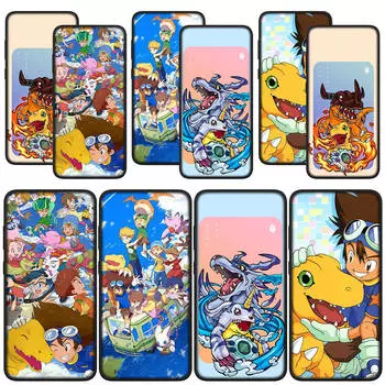 для Samsung Galaxy S24 S23 iPhone 16 15 14 Xiaomi Redmi Note 13 12 11 Pro Max X 8 9 10 XR OPPO Huawei чехол мультфильм Digimon Adventure Digital Monster for Samsung Galaxy A71 болюс