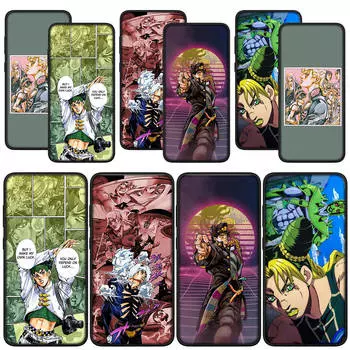 для Samsung Galaxy S24 S23 iPhone 16 15 14 Xiaomi Redmi Note 13 12 11 Pro Max X 8 9 10 XR OPPO A15 Huawei Чехол Обои JoJo s Bizarre Adventure JoJo for Redmi Note 12 5G ceil