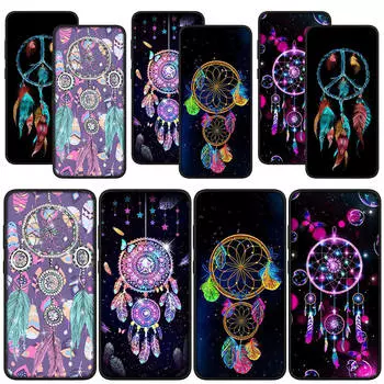 для Samsung Galaxy S24 S23 iPhone 16 15 14 Xiaomi Redmi Note 13 12 11 Pro Max X 8 9 10 XR OPPO A15 Huawei чехол для телефона Lovely Dreamcatcher Dream Catcher for Samsung Galaxy Note 10 экрю