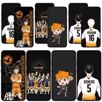 для Samsung Galaxy S24 S23 iPhone 16 15 14 Xiaomi Redmi Note 13 12 11 Pro Max X 8 9 10 XR A05 OPPO A15 Huawei чехол для телефона Shoyo Hinata Haikyuu Cartoon for Samsung Galaxy A20S аэро