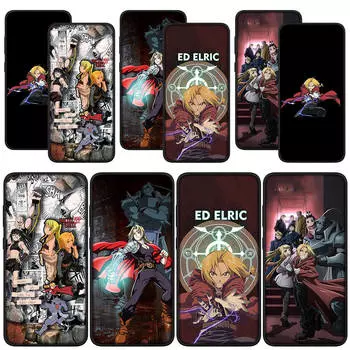 для Samsung Galaxy S24 S23 iPhone 16 15 14 Xiaomi Redmi Note 13 12 11 Pro Max X 9 10 XR OPPO Huawei чехол для телефона Fullmetal Alchemis Elric Edward Cartoon for Samsung Galaxy S24 болюс