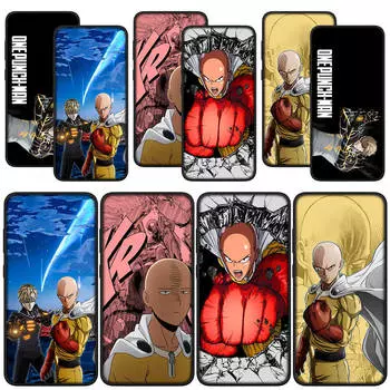 для Samsung Galaxy S24 S23 iPhone 16 15 14 Xiaomi Redmi Note 13 12 11 Pro Max X 8 9 10 XR A05 OPPO A15 Huawei чехол для телефона с рисунком One Punch Man for Huawei P Smart 2019 экрю