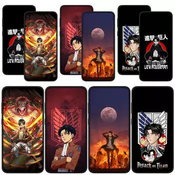 для Samsung Galaxy S24 S23 iPhone 16 15 14 Xiaomi Redmi Note 13 12 11 Pro Max X 8 9 10 XR OPPO A15 Huawei Чехол для телефона Атака титанов Эрен Йегер Леви for Samsung Galaxy A33 5G олений