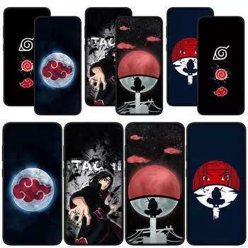 для Samsung Galaxy S24 S23 iPhone 16 15 14 Xiaomi Redmi Note 13 12 11 Pro Max X 8 9 10 XR A05 A16 OPPO Huawei чехол для телефона Учиха Итачи Наруто Акацуки for Samsung Galaxy A32 5G аэро