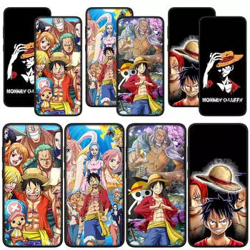 для Samsung Galaxy S24 S23 iPhone 16 15 14 Xiaomi Redmi Note 13 12 11 Pro Max X 8 9 10 XR A16 OPPO Huawei чехол для телефона One Piece Luffy Roronoa Zoro Logo for Samsung Galaxy S20 Fe аэро