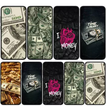 для Samsung Galaxy S24 S23 iPhone 16 15 14 Xiaomi Redmi Note 13 12 11 10 8 Plus 9 Pro Max X XR 14C чехол для телефона Money 100 Dollars Cool OPPO Huawei Cover for Huawei Mate 20 Pro аэро