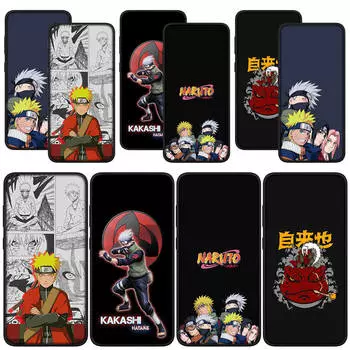 для Samsung Galaxy S24 S23 iPhone 16 15 14 Xiaomi Redmi Note 13 12 11 Pro Max X 8 9 10 XR A05 A16 OPPO Huawei Чехол для телефона Какаши Джирая Саске Наруто for Redmi Note 8T ceil