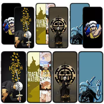 для Samsung Galaxy S24 S23 iPhone 16 15 14 Xiaomi Redmi Note 13 12 11 Pro Max X 8 9 10 XR A05 A16 OPPO Huawei чехол для телефона Trafalgar Law One Piece Cover for iPhone 7 болюс