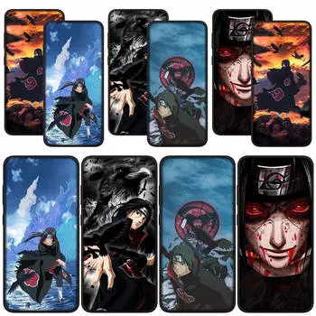 для Samsung Galaxy S24 S23 iPhone 16 15 14 Xiaomi Redmi Note 13 12 11 Pro Max X 8 9 10 XR A05 A16 OPPO Huawei чехол для телефона Учиха Итачи Наруто мультфильм for Samsung Galaxy A32 5G олений