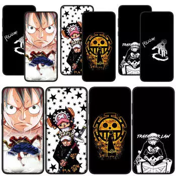 для Samsung Galaxy S24 S23 iPhone 16 15 14 Xiaomi Redmi Note 13 12 11 Pro Max X 8 9 10 XR A05 A16 OPPO Huawei чехол для телефона One Piece Luffy Trafalgar Law for Huawei Mate 20 болюс