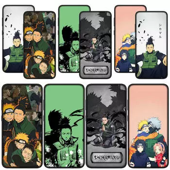 для Samsung Galaxy S24 S23 iPhone 16 15 14 Xiaomi Redmi Note 13 12 11 Pro Max X 9 10 XR A16 OPPO Huawei чехол для телефона Нара Шикамару Учиха Саске Наруто for Samsung Galaxy A31 экрю