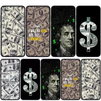 для Samsung Galaxy S24 S23 iPhone 16 15 14 Xiaomi Redmi Note 13 12 11 8 Plus 9 Pro Max X XR чехол для телефона Сто долларов 100 OPPO Huawei чехол for Samsung Galaxy S21 Plus аэро