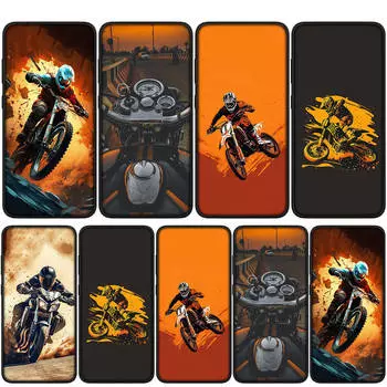 для Samsung Galaxy S24 S23 iPhone 16 15 14 Xiaomi Redmi Note 13 12 11 10 Plus 9 Pro Max X XR чехол для телефона Moto Cross Motorcycle Mobile OPPO Huawei Cover for Samsung Galaxy M35 аэро