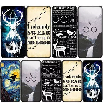 для Samsung Galaxy S24 S23 iPhone 16 15 14 Xiaomi Redmi Note 13 12 11 10 8 Plus 9 Pro Max X XR A16 чехол для телефона Wand Art Ring Potters OPPO Huawei Cover for Samsung Galaxy A73 болюс