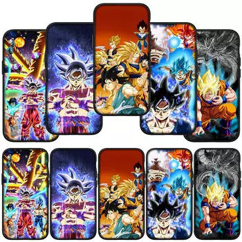 для Samsung Galaxy S24 S23 iPhone 16 15 14 Xiaomi Redmi Note 13 12 11 10Plus 9 Pro Max X XR чехол для телефона Goku Dragon Ball DragonBall OPPO Huawei чехол for iPhone 16 Pro экрю