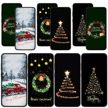 для Samsung Galaxy S24 S23 iPhone 16 15 14 Xiaomi Redmi Note 13 12 11 Pro Max X 9 10 XR A05 OPPO A15 Huawei чехол для телефона Merry Christmas Tree Deer Cover for Samsung Galaxy A53 5G болюс
