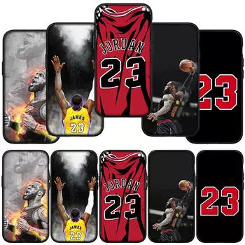 для Samsung Galaxy S24 S23 iPhone 16 15 14 Xiaomi Redmi Note 13 12 11 10 8 Plus 9 Pro Max X XR чехол для телефона Basketball Star No23 No 23 OPPO Huawei Cover for iPhone 8 болюс
