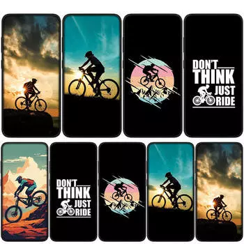 для Samsung Galaxy S24 S23 iPhone 16 15 14 Xiaomi Redmi Note 13 12 11 Plus 9 Pro Max X XR Чехол для телефона Обои Горный велосипед Велоспорт искусство OPPO Huawei for Samsung Galaxy S7 Edge аэро