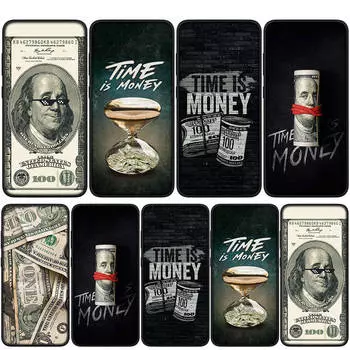 для Samsung Galaxy S24 S23 iPhone 16 15 14 Xiaomi Redmi Note 13 12 11 8 Plus 9 Pro Max X XR чехол для телефона деньги сто долларов 100 OPPO Huawei чехол for Redmi Note 12 Pro 5G болюс