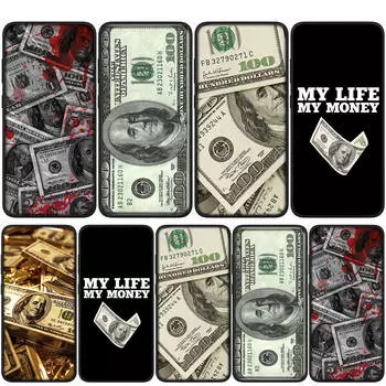 для Samsung Galaxy S24 S23 iPhone 16 15 14 Xiaomi Redmi Note 13 12 11 10 8 Plus 9 Pro Max X XR чехол для телефона Money Dollars 100 Poster OPPO Huawei Cover for iPhone 12 Pro Max экрю